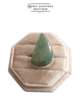 Sterling Silver Jade Ring